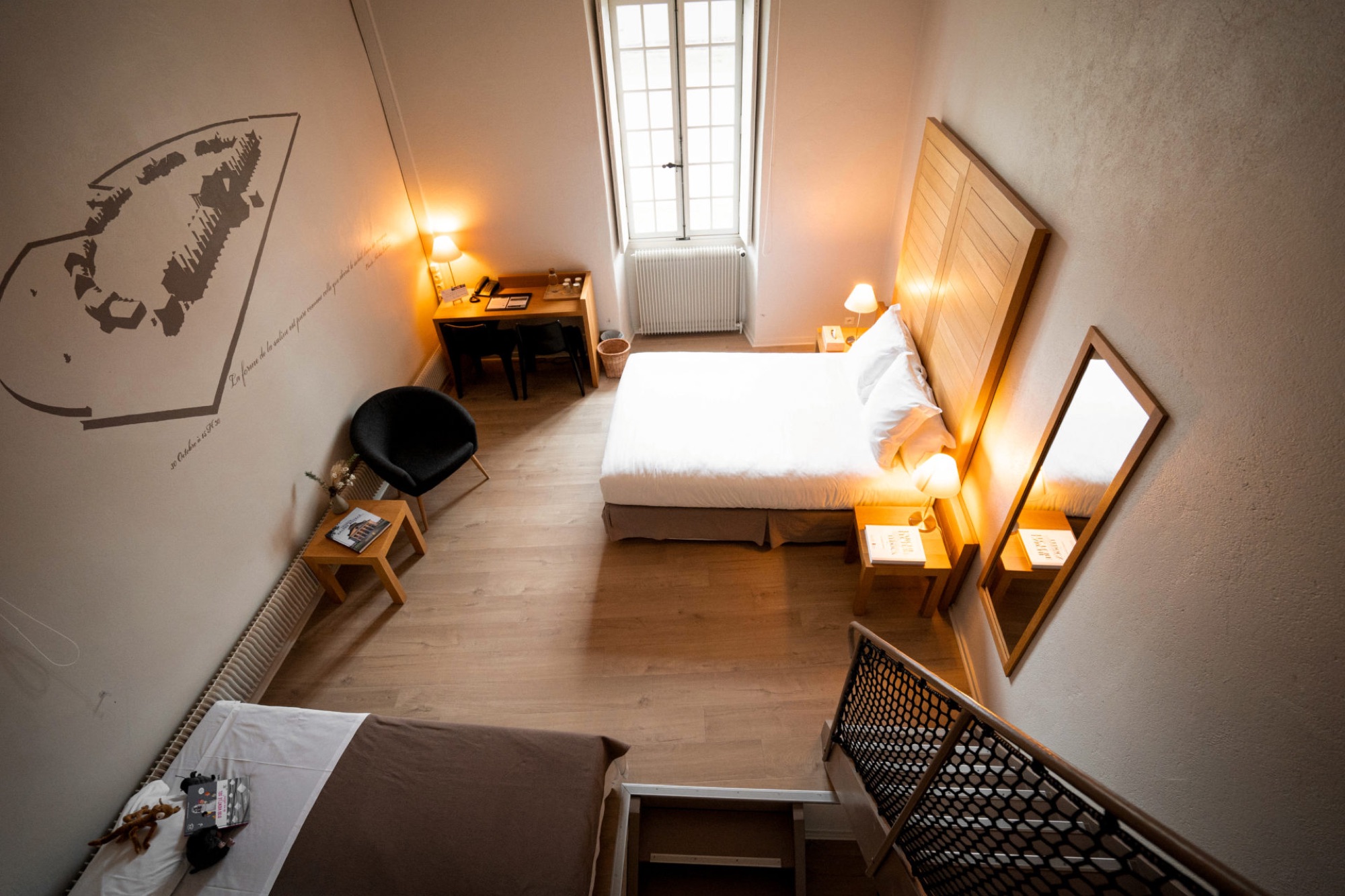 Chambre de l'hôtel de la Saline royale